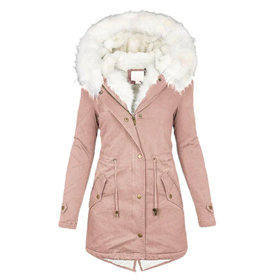 Giulia - Manteau d'hiver avec doublure en fausse fourrure