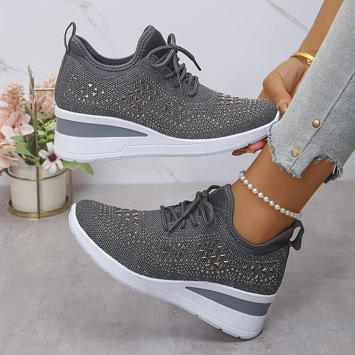 Clara | Baskets orthopédiques avec strass scintillants