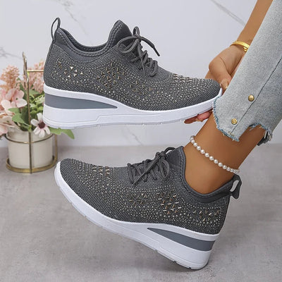 Clara | Baskets orthopédiques avec strass scintillants