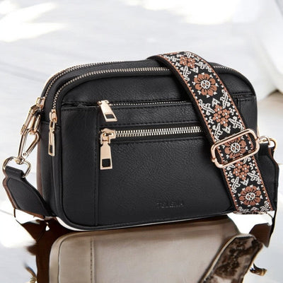 Camilla | Sac à bandoulière en cuir finement travaillé