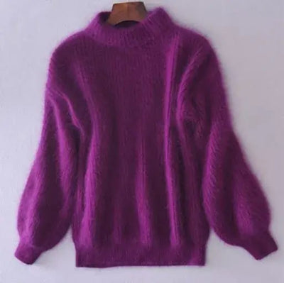 Loose Knitted Wool Sweater