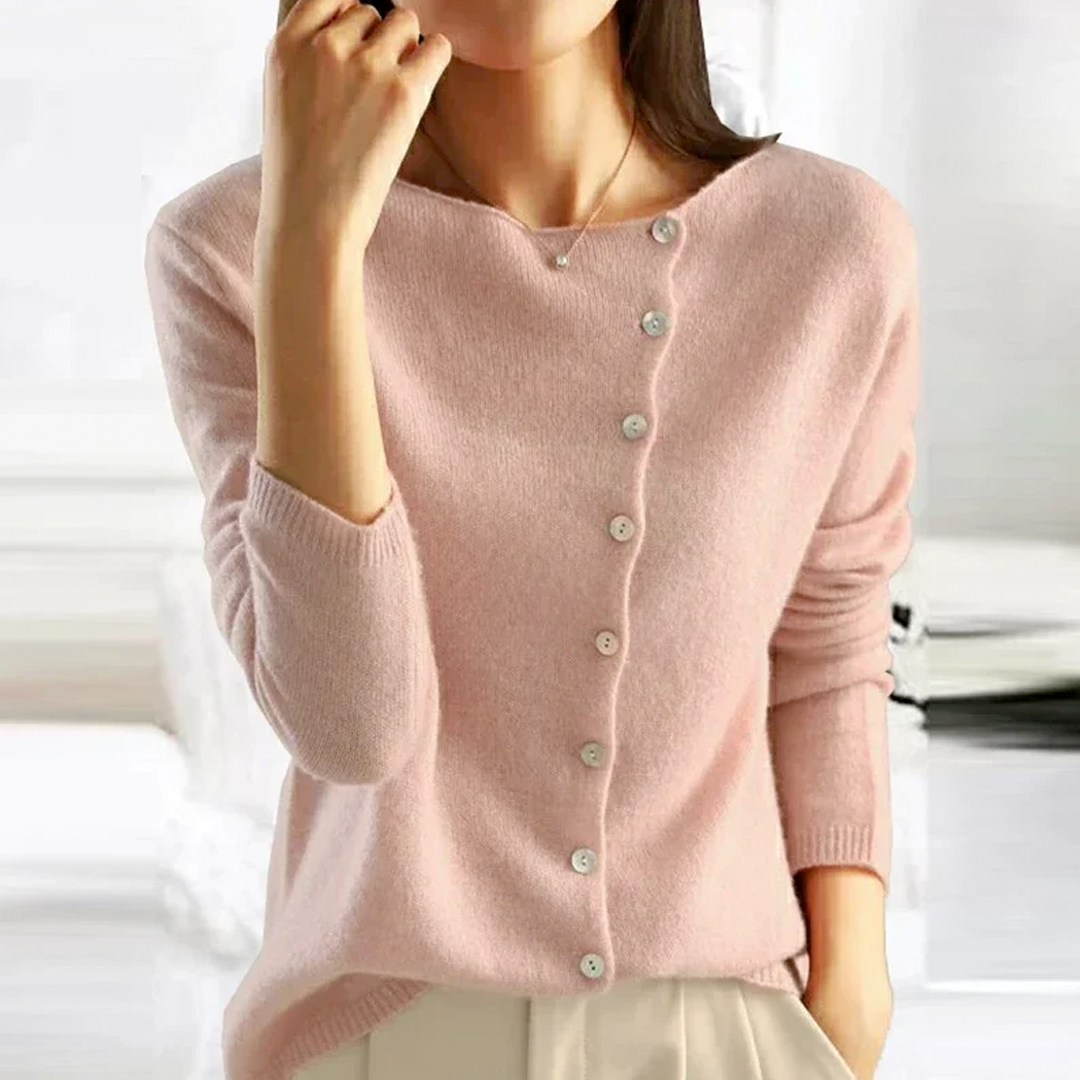 Alfonsa - Élégant cardigan en cachemire