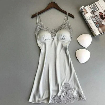 Kim - Chemise de nuit printanière élégante pour femmes, d'une délicatesse envoûtante