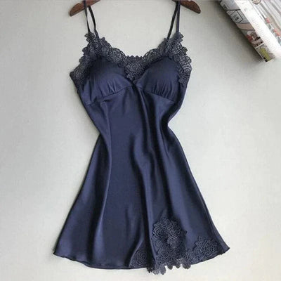Kim - Chemise de nuit printanière élégante pour femmes, d'une délicatesse envoûtante