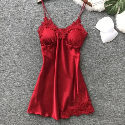 Kim - Chemise de nuit printanière élégante pour femmes, d'une délicatesse envoûtante