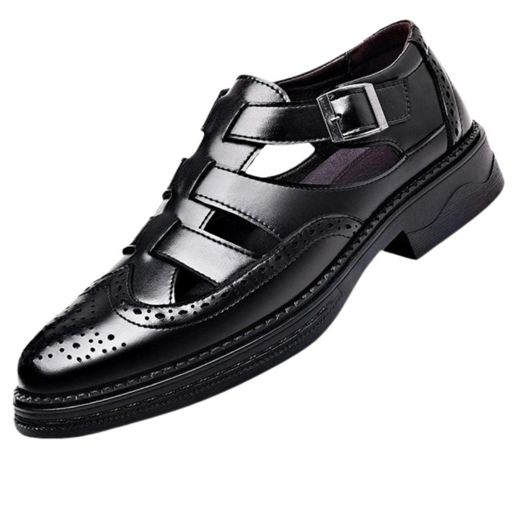 Sandales en cuir pour hommes pour les jours d'été - Rien