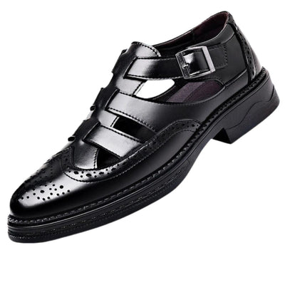 Sandales en cuir pour hommes pour les jours d'été - Rien