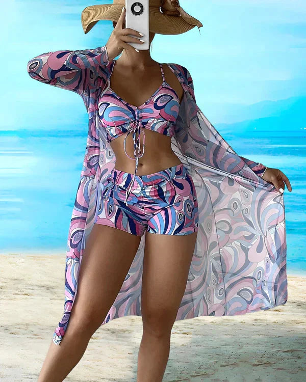 Alma - Ensemble de bikinis 3 pièces pour un look ensoleillé