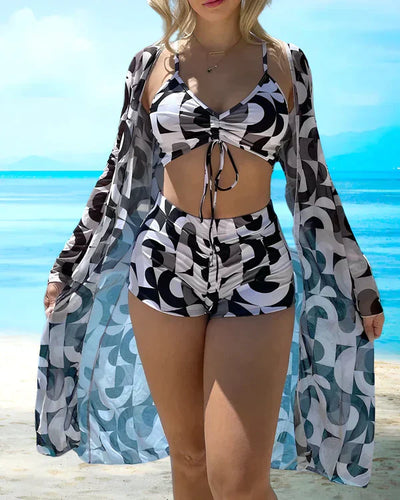 Alma - Ensemble de bikinis 3 pièces pour un look ensoleillé