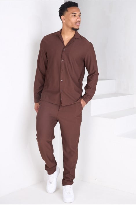 Ensemble 2 pièces chemise + pantalon