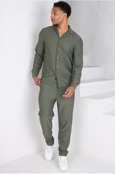 Ensemble 2 pièces chemise + pantalon