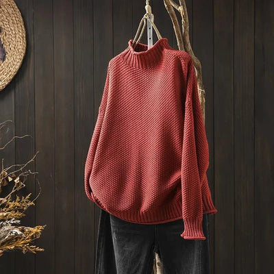 Klara™ - Pull à col roulé doux en tricot