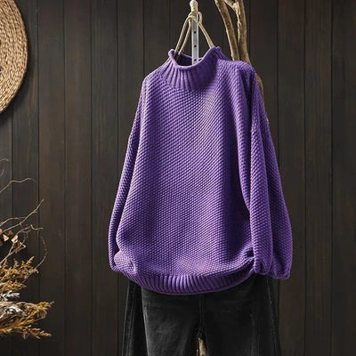 Klara™ - Pull à col roulé doux en tricot