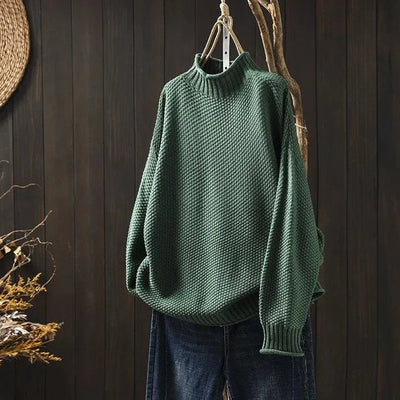 Klara™ - Pull à col roulé doux en tricot