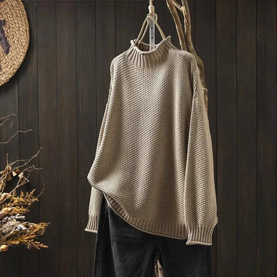 Klara™ - Pull à col roulé doux en tricot
