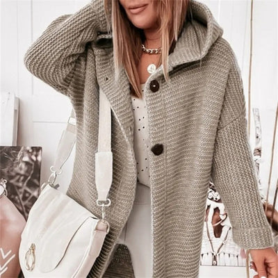Maireadd | Cardigan en cachemire à capuche pour femmes