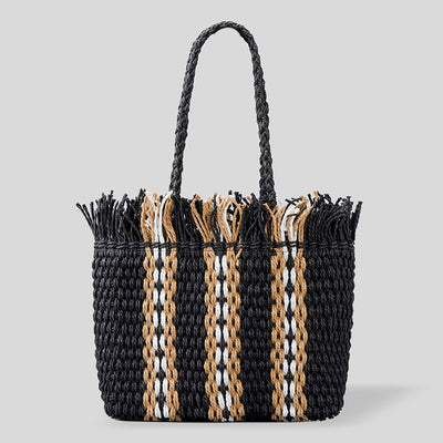 Sunny - Sac de plage spacieux tissé à la main pour toutes vos aventures estivales !