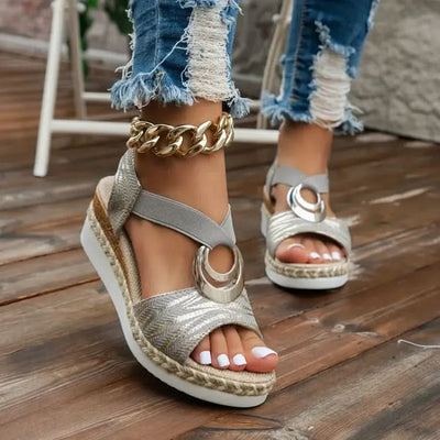 Morgane™ |  Sandales à plateau Comfortabele
