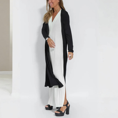 Morgane | Robe Longue Élégante avec Cardigan Offert