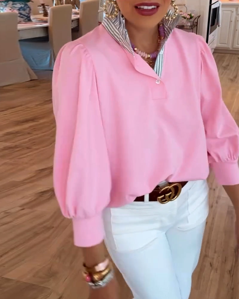 Blouse Tempérament Décontracté