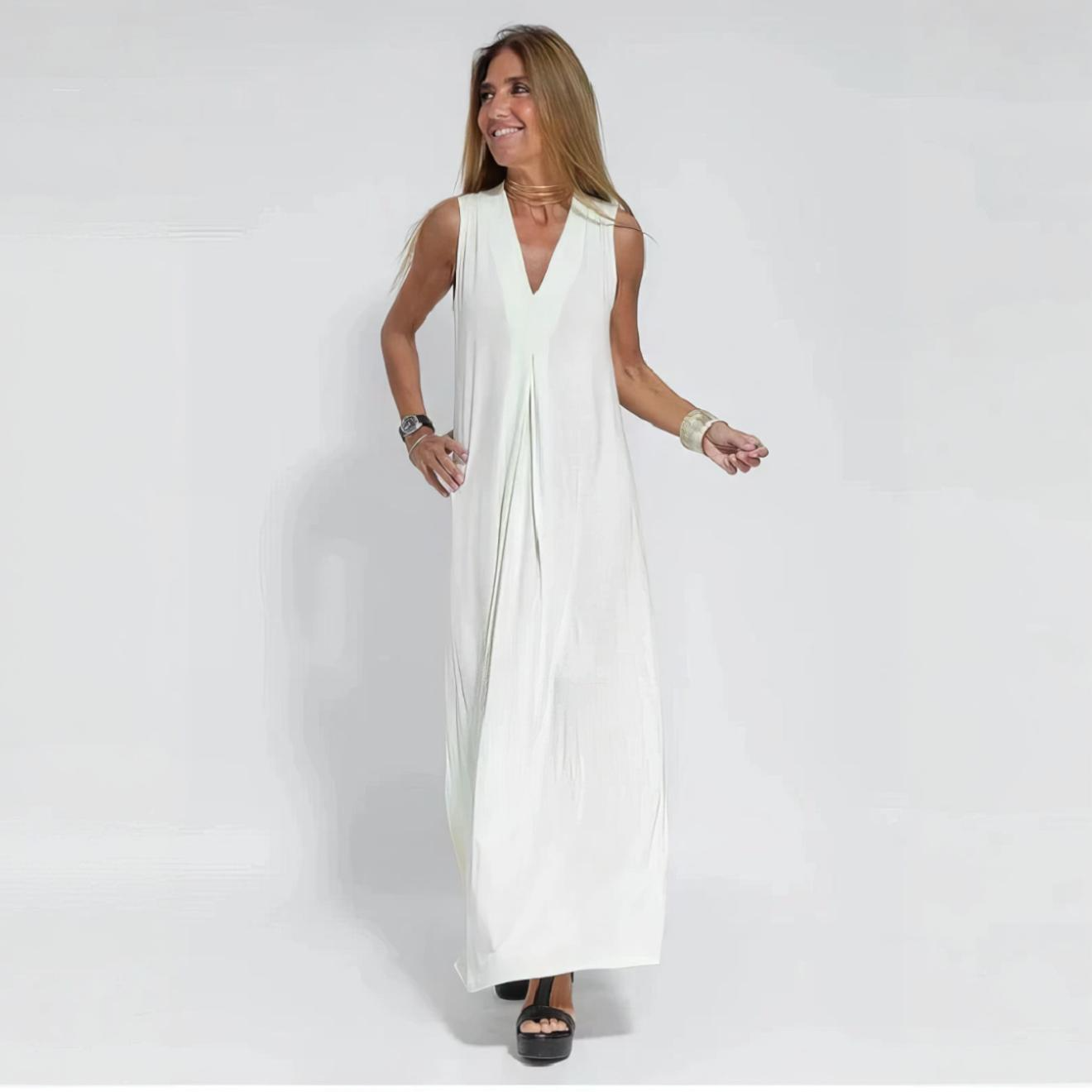 Morgane | Robe Longue Élégante avec Cardigan Offert