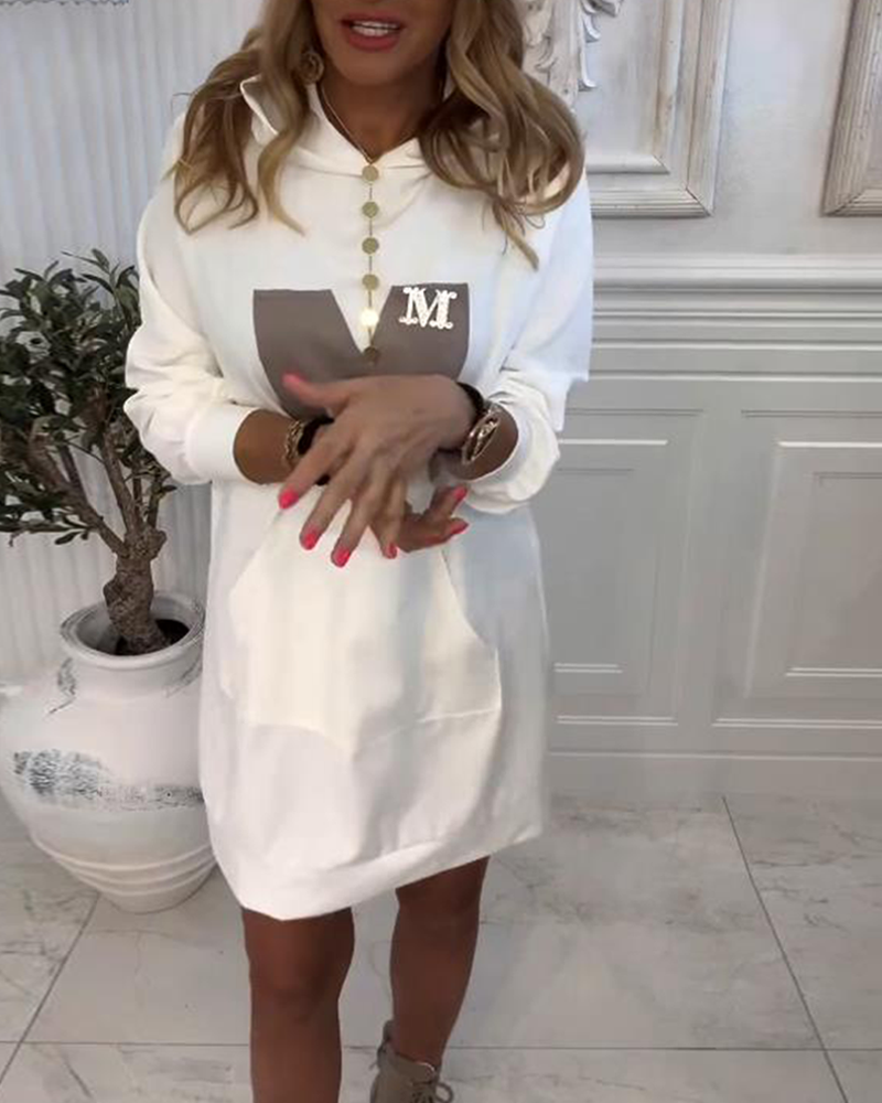 Robe Avec Design Hoodé Et Confort Casual