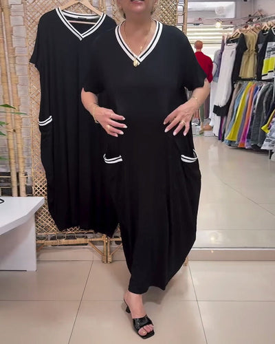 Robe Décontractée Ample Coupe Droite