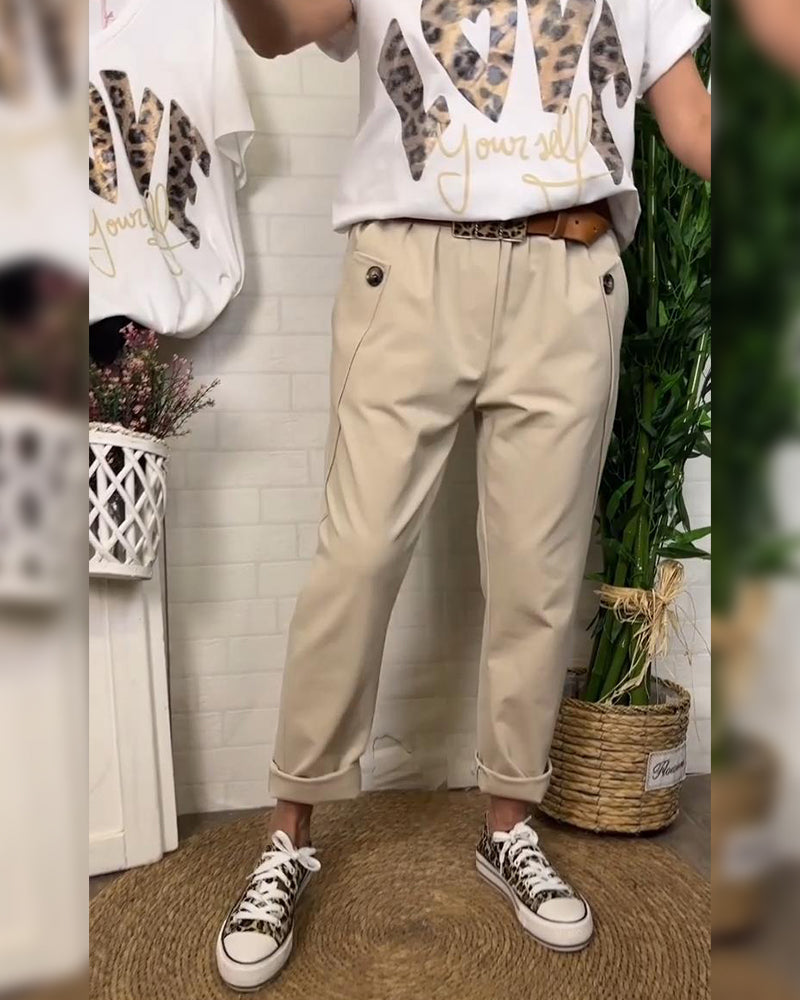 Pantalon Harem Crayon