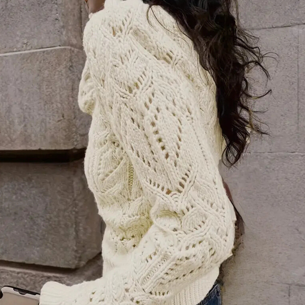 SELMA - Pull Tricoté Tendance pour Femmes