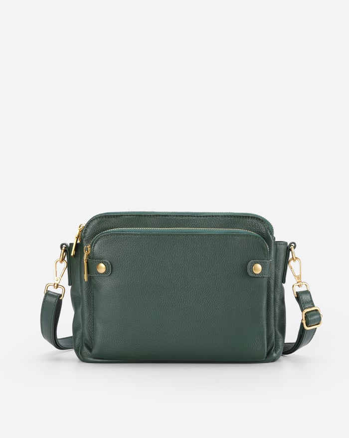 KIM™ - SAC À BANDOULIÈRE EN CUIR PRATIQUE ET ÉLÉGANT