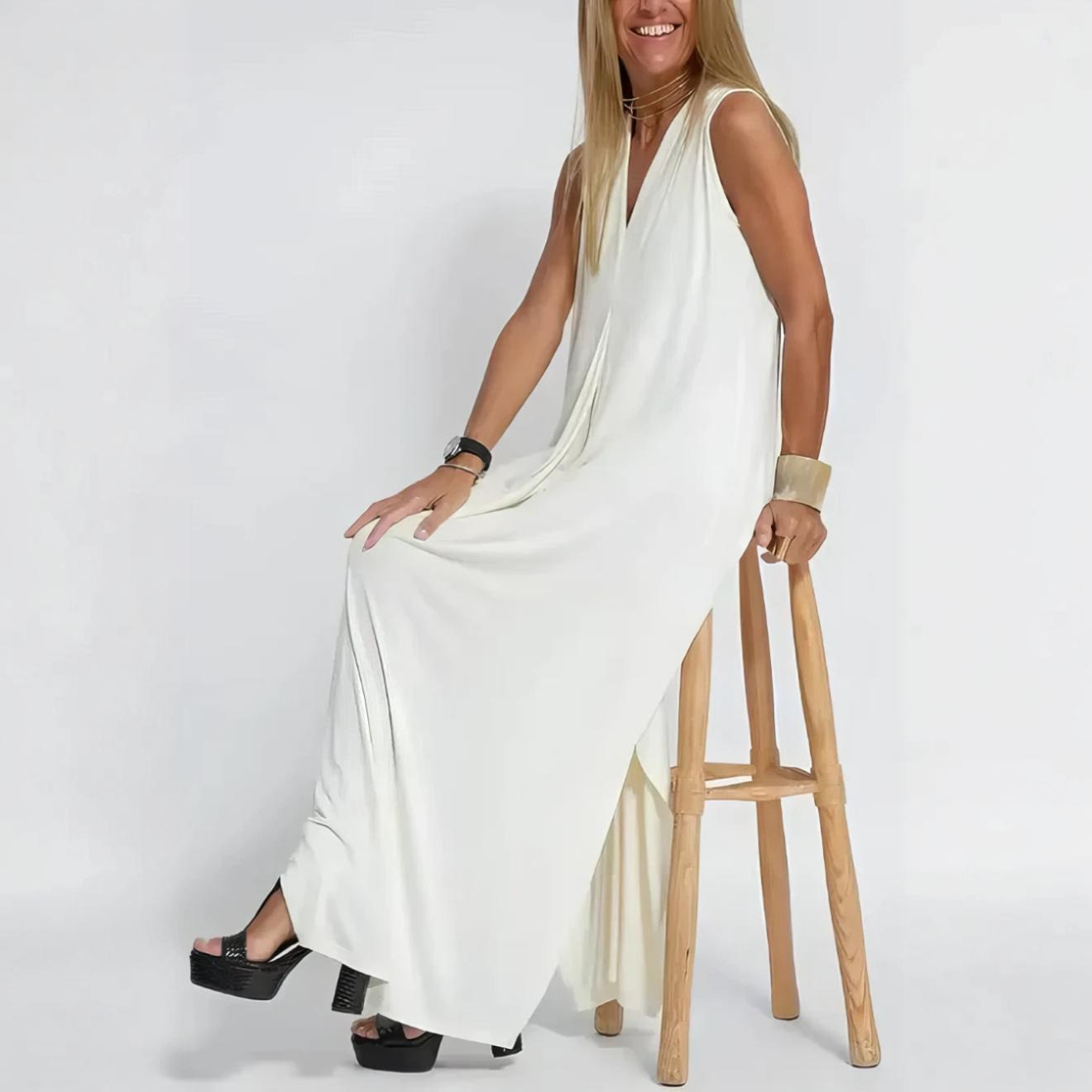 Morgane | Robe Longue Élégante avec Cardigan Offert