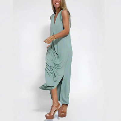 Morgane | Robe Longue Élégante avec Cardigan Offert