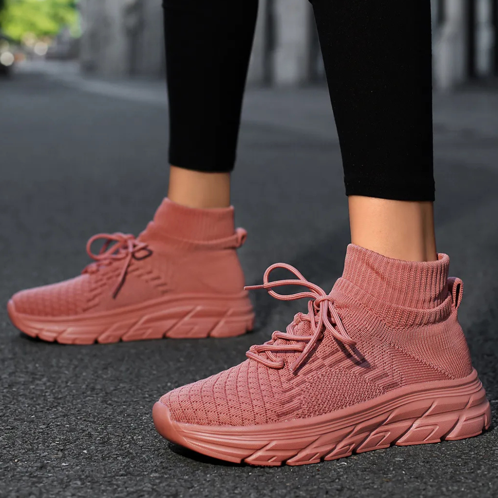 JYLLINA - Chaussures Élastiques et Aérées en Forme de Chaussettes pour Femmes