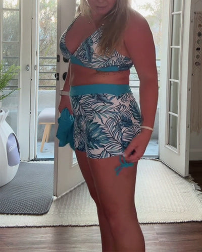 Bikini Élégant Et Polyvalent Loisir Deux Pièces