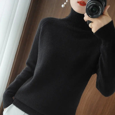 Marlene™ - Pull décontracté ample avec col montant