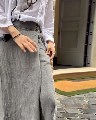 Pantalon Mode Urbaine Décontracté Jambe Large