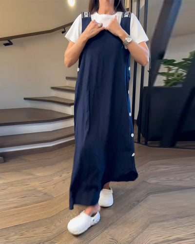 Robe Décontractée Et Tendance Bretelle
