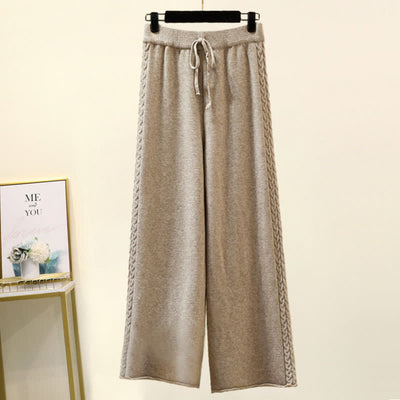 Ida™ - Ensemble élégant de pull à col roulé et de pantalon ample