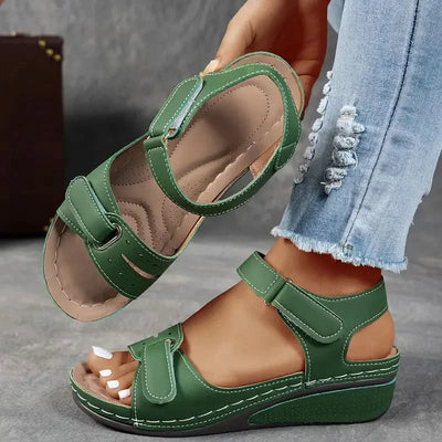Morgane™ | Sandales orthopédiques à talons compensés