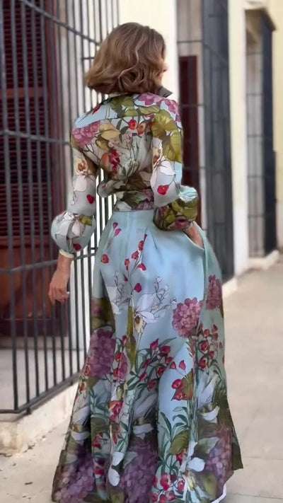 Combinaison floral unique pour femme élégante