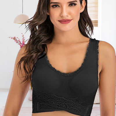 Soutien-gorge femme – Maintien posture – Bonnets sans couture – Bretelles larges – Dentelle