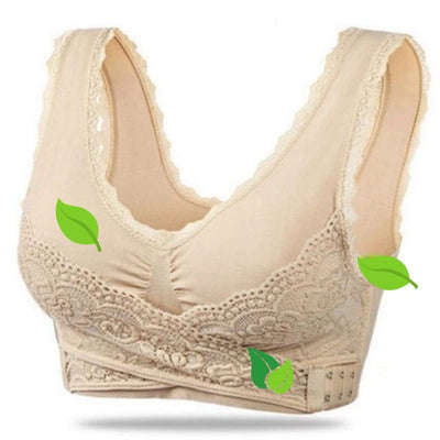 Soutien-gorge femme – Maintien posture – Bonnets sans couture – Bretelles larges – Dentelle