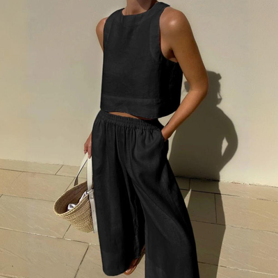Morgane™ | Ensemble Élégant en Deux Pièces avec Couverture du Ventre