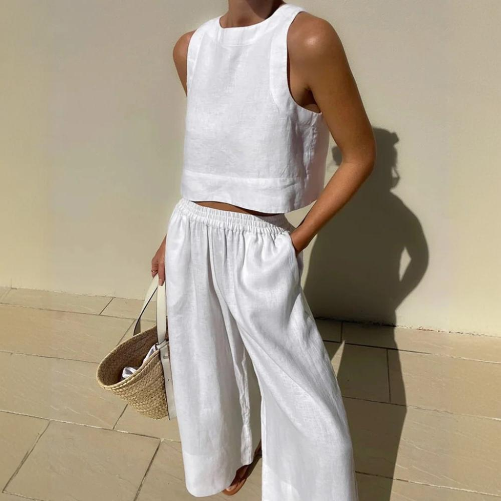 Morgane™ | Ensemble Élégant en Deux Pièces avec Couverture du Ventre