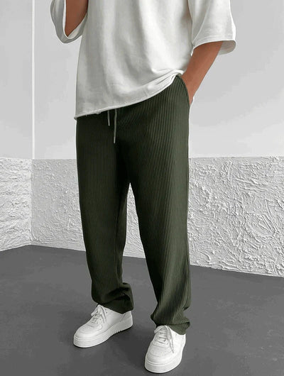 Pantalon Confort en Velours Côtelé