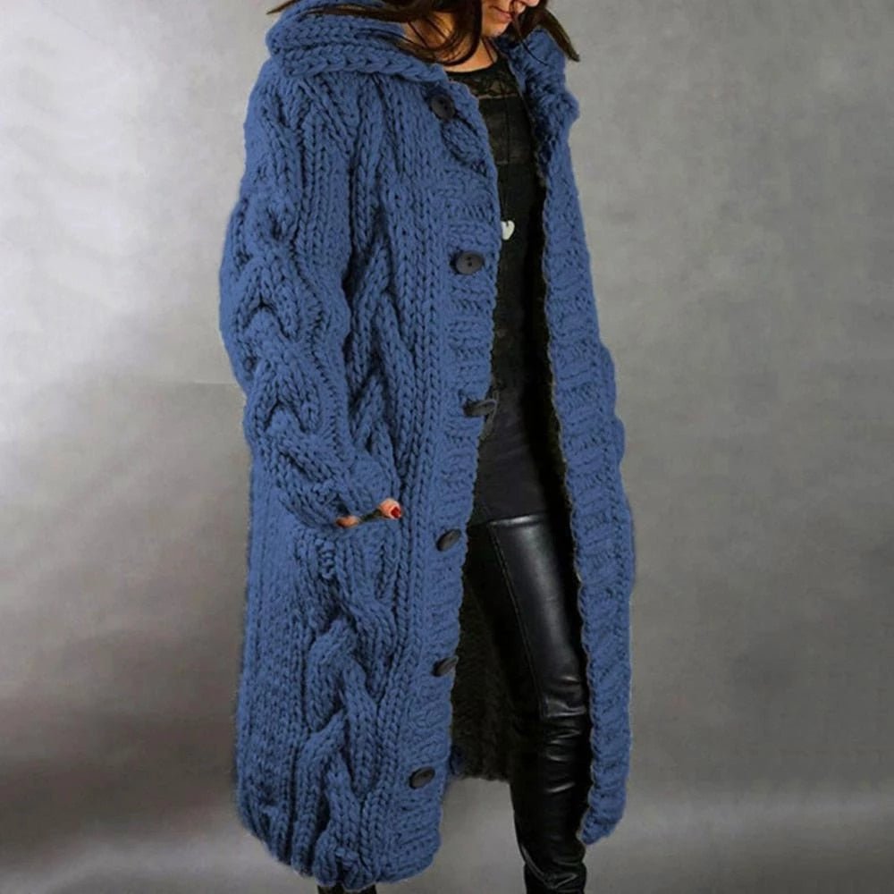 Roma™ - Manteau long et confortable en tricot