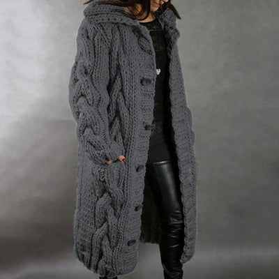 Roma™ - Manteau long et confortable en tricot