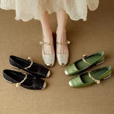 Morgane™ | Éclat botanique ballerine élégante