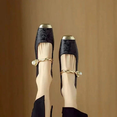 Morgane™ | Éclat botanique ballerine élégante