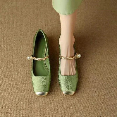 Morgane™ | Éclat botanique ballerine élégante